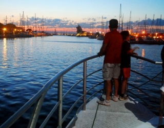  Evening at sea 